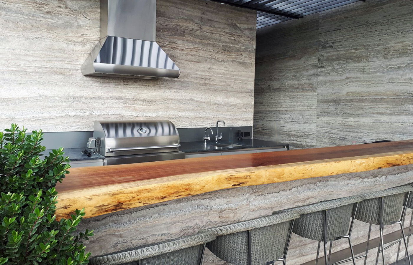 Parota Wood Countertops Live Edge Wood Custom Modern Design
